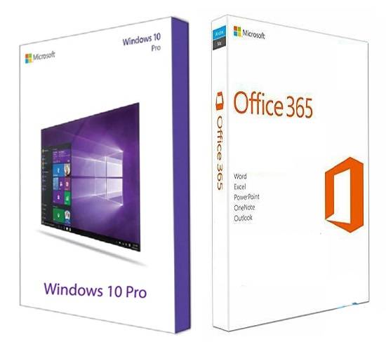 Authentique combo Moyen-Orient Windows 10 Professionnel + Office 365 à vie