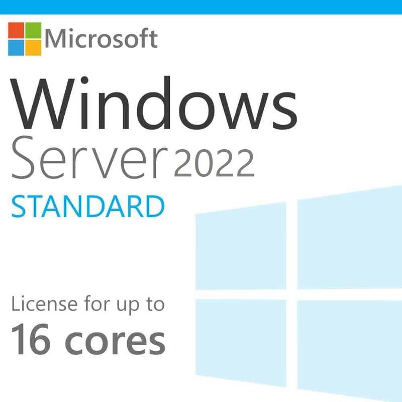 Windows Server 2022 Standard Edition 16core