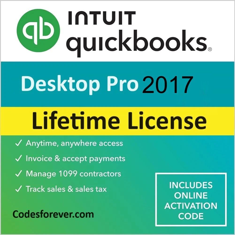 Intuit QuickBooks Desktop Pro 2017 For Windows